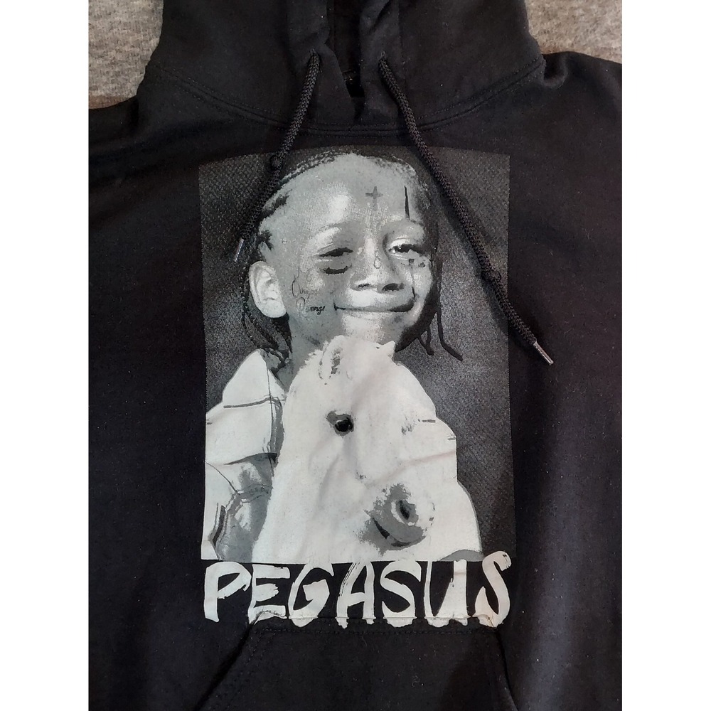 Trippie Redd Hoodie Mens SMALL Pegasus Album Promo Rap Sweatshirt 1400 RARE